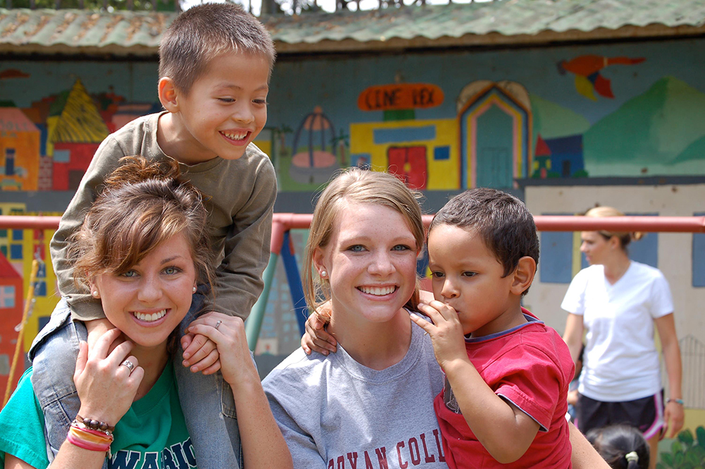 Children smiling